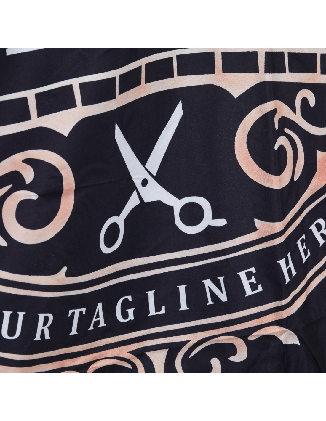 Peleryna barberska z gumowym kołnierzem J-456 