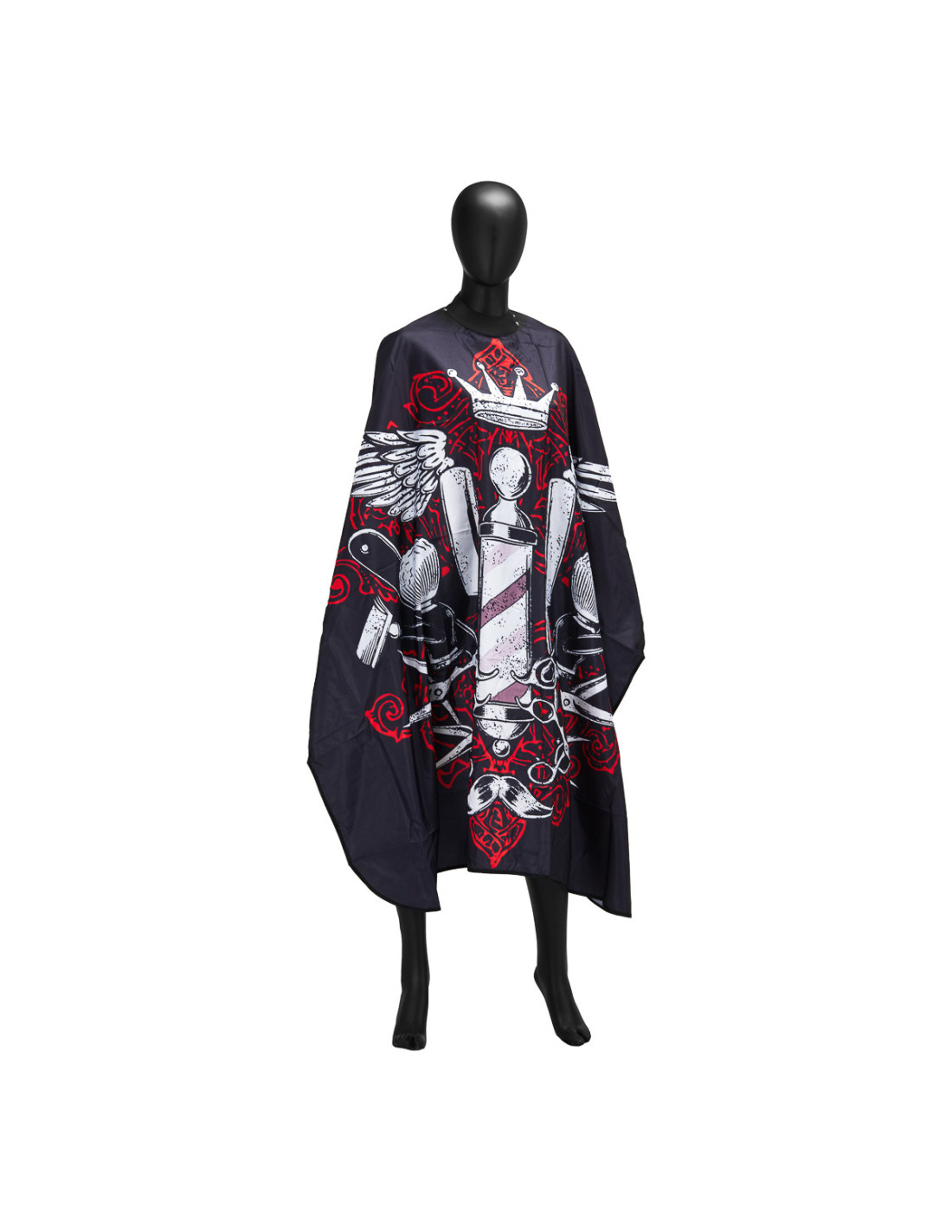 Peleryna barberska z gumowym kołnierzem J-457 