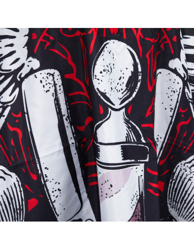 Peleryna barberska z gumowym kołnierzem J-457 