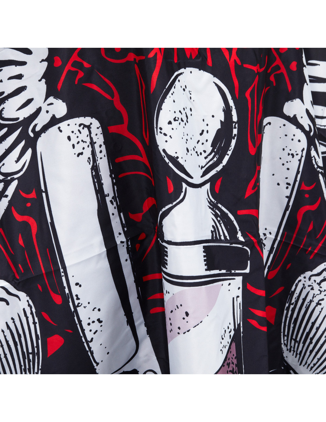 Peleryna barberska z gumowym kołnierzem J-457 