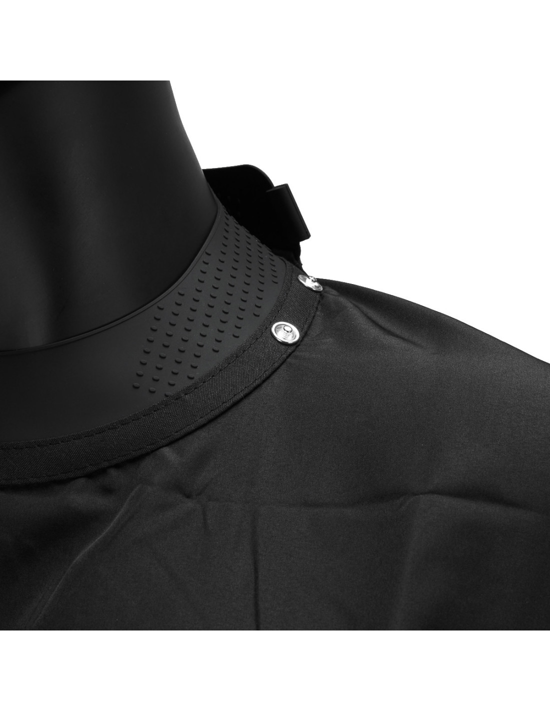 Peleryna fryzjerska z gumowym kołnierzem J-458 