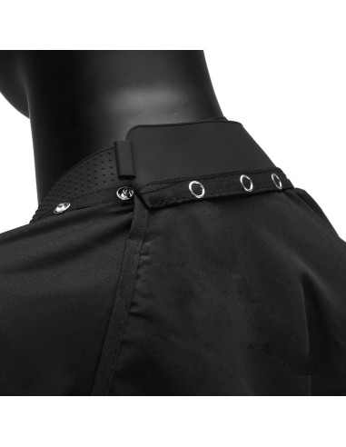 Peleryna fryzjerska z gumowym kołnierzem J-458 