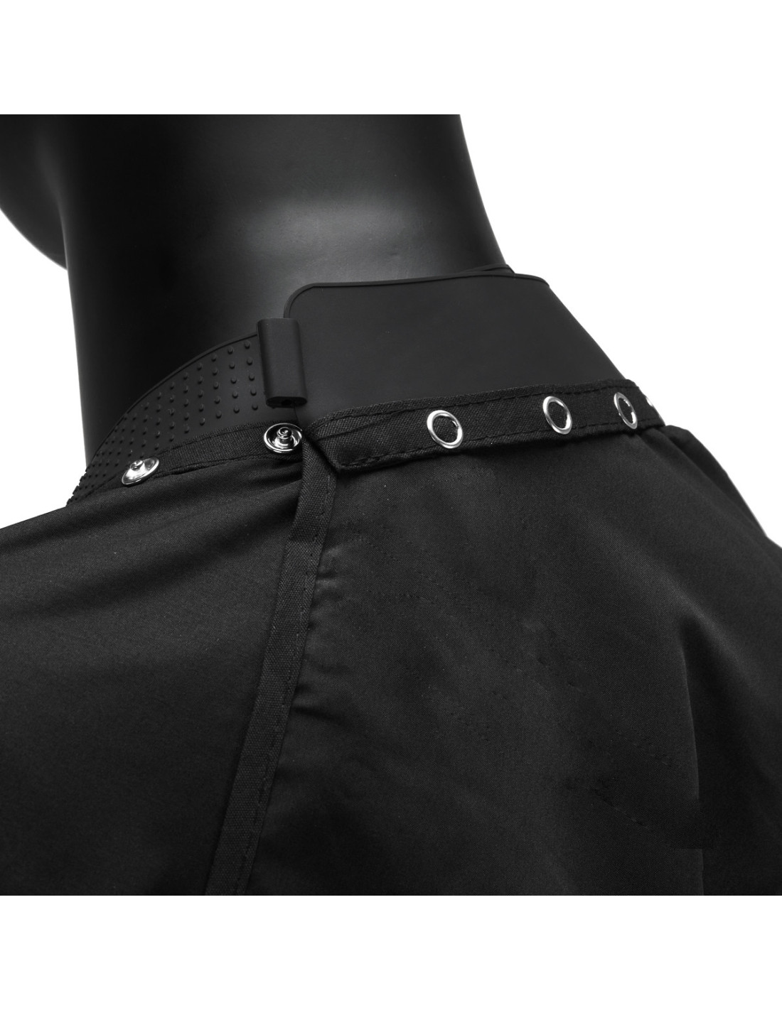 Peleryna fryzjerska z gumowym kołnierzem J-458 