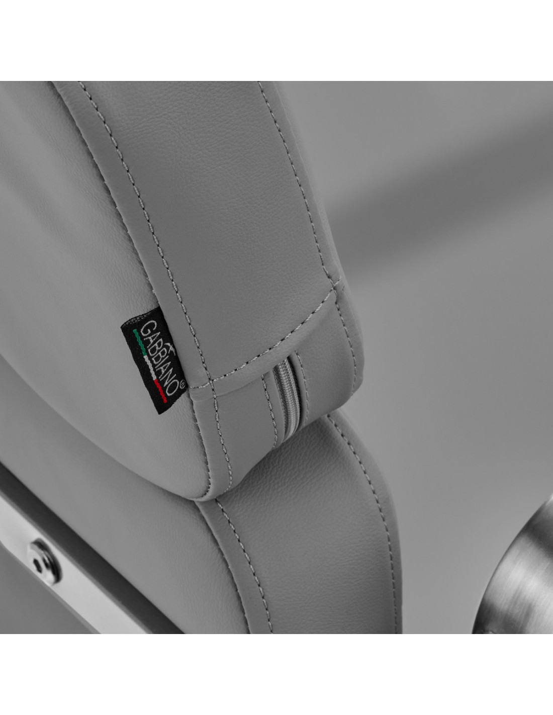 Gabbiano Porto grauer Friseurstuhl sm {attributes}