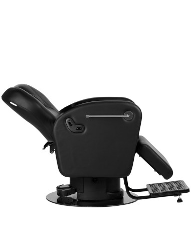 G&B Baron Electric Barber chair – Black Executive & Comfort Motorization 