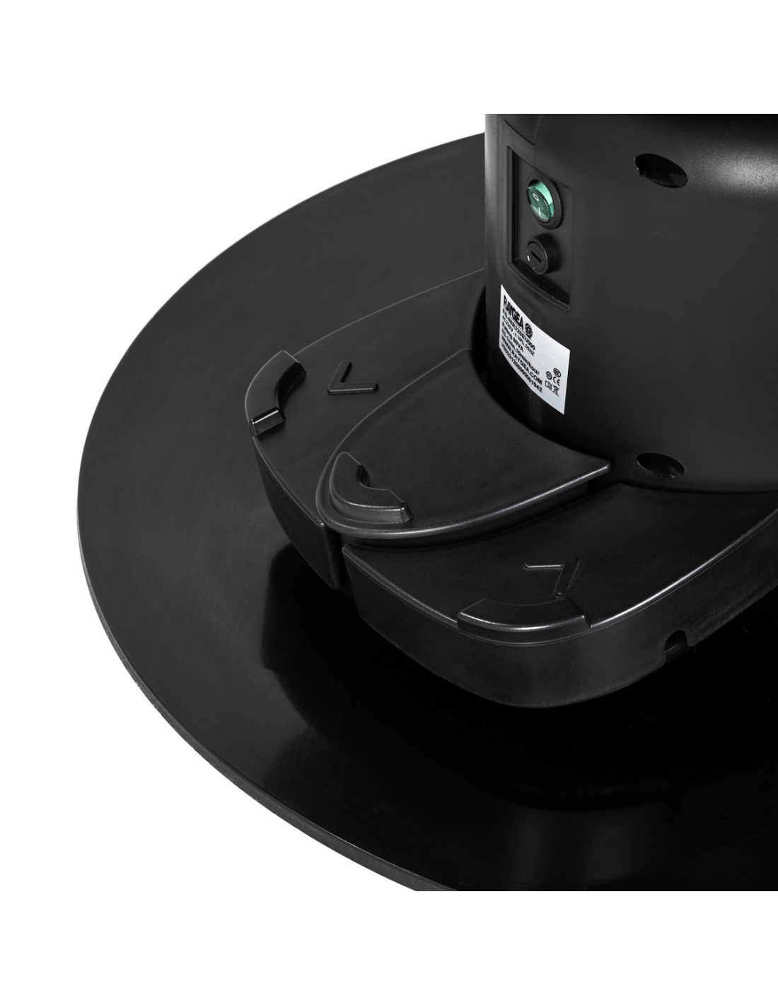 Cadeira de barbeiro elétrica G&B Baron – Motorização executiva e confortável preta