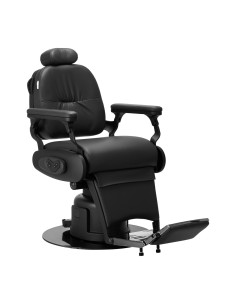 Fauteuil Barbier Électrique Noir – Réglages motorisés & confort haute précision