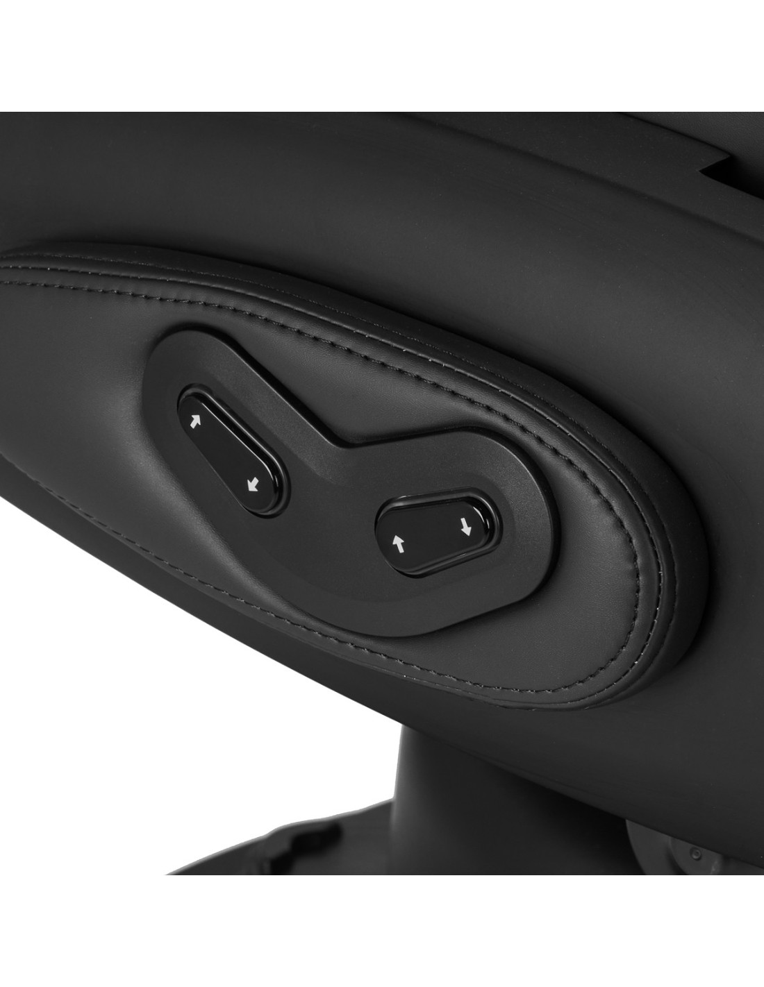 Fauteuil Barbier Électrique Noir avec Réglages Motorisés Haute Précision 