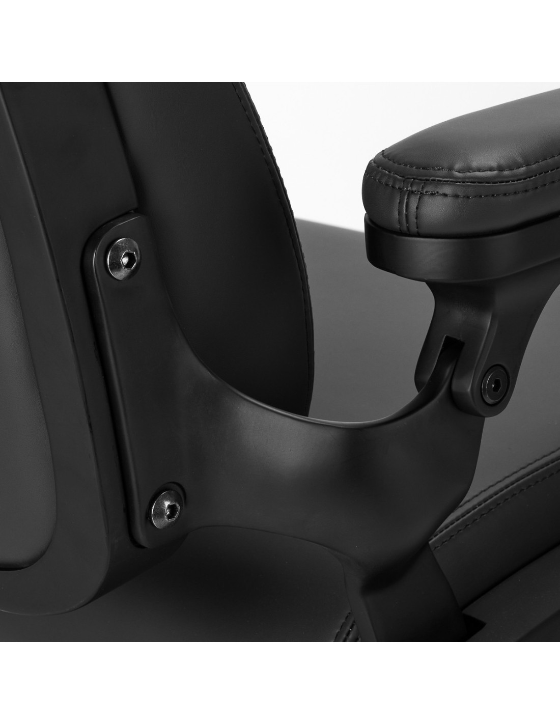 Fauteuil Barbier Électrique Noir avec Réglages Motorisés Haute Précision 