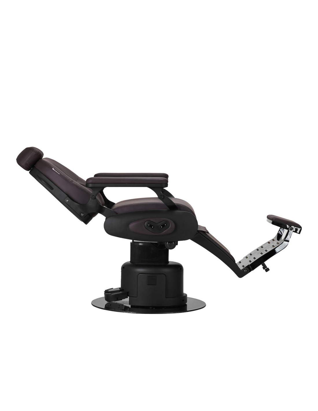 Brown Electric Barber chair – High Precision Motorized Adjustments 