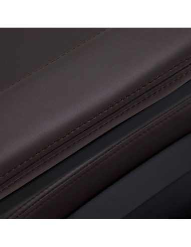 Brown Electric Barber chair – High Precision Motorized Adjustments 