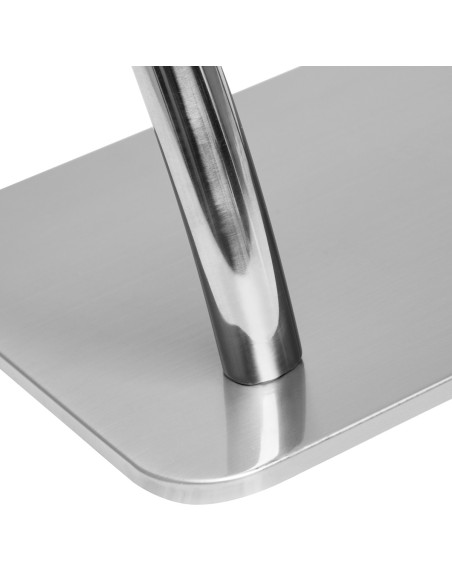 Gabbiano podnóżek fryzjerski L005S srebrny 