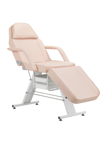 Fotel kosmetyczny Basic 202 z kuwetami różowy 