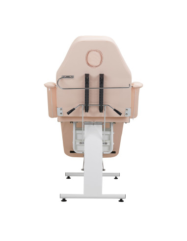 Fotel kosmetyczny Basic 202 z kuwetami różowy 