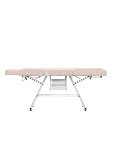 Fotel kosmetyczny Basic 202 z kuwetami różowy 