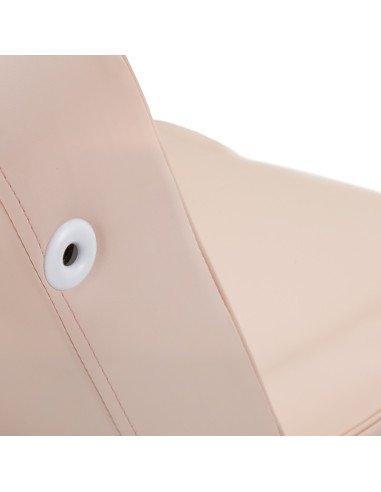 Fotel kosmetyczny Basic 202 z kuwetami różowy 