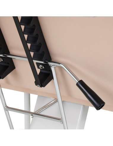 Fotel kosmetyczny Basic 202 z kuwetami różowy 