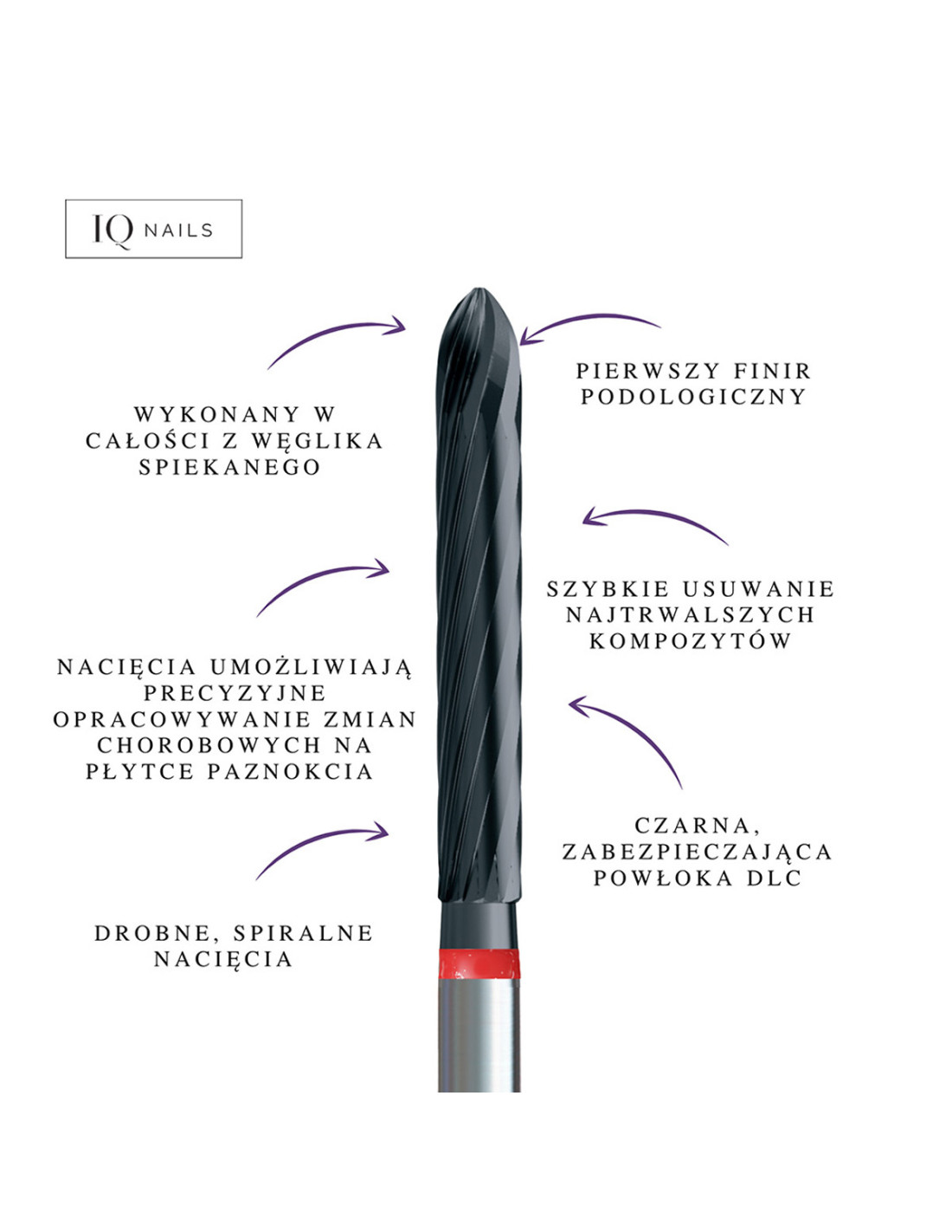 Podoland frez finir podologiczny 