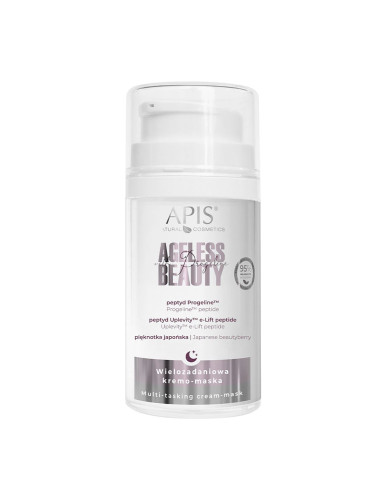Apis Ageless beauty with progeline wielozadaniowa kremo-maska na noc z progeliną 50 ml
