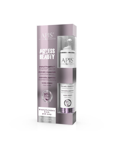 Apis Ageless beauty with progeline biostymulujący krem pod oczy z progeliną 10 ml 