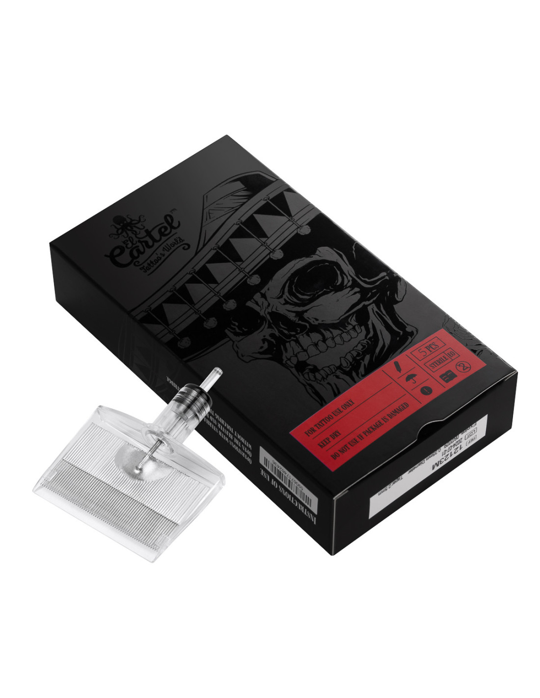 Tattoo cartridge El Cartel V2 - 0.35 123M ShortTaper 5szt. 