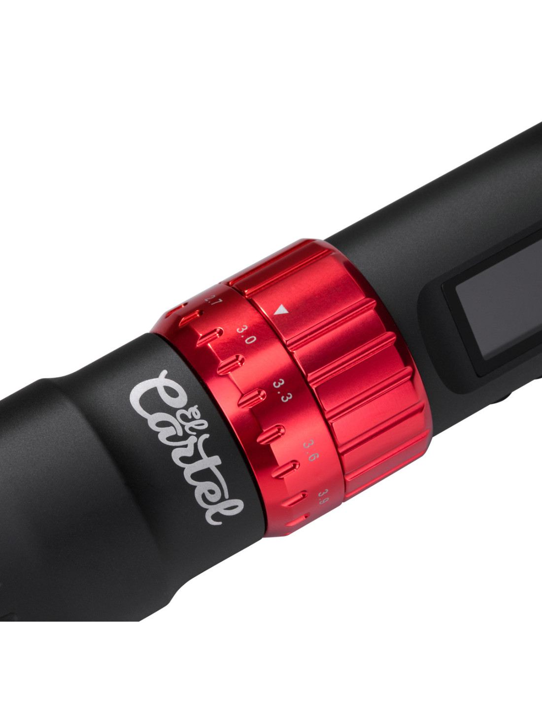 EL CARTEL VISPA Bezprzewodowa maszynka do tatuażu czarno/czerwona 