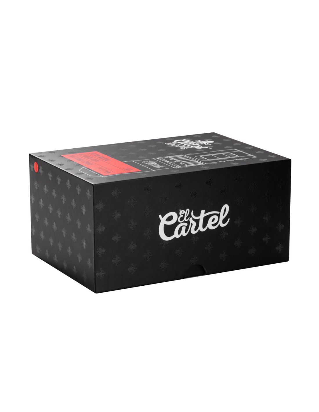 EL CARTEL VISPA Bezprzewodowa maszynka do tatuażu czarno/czerwona 