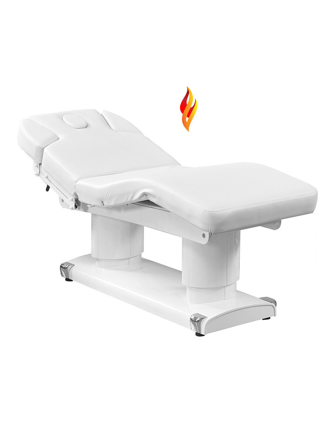 Electric spa table with Qaus Warm heating in white