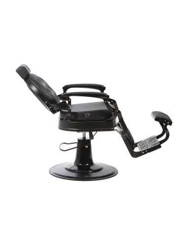 Florence Full Black Barber Chair – Integraal ontwerp en professionele prestaties