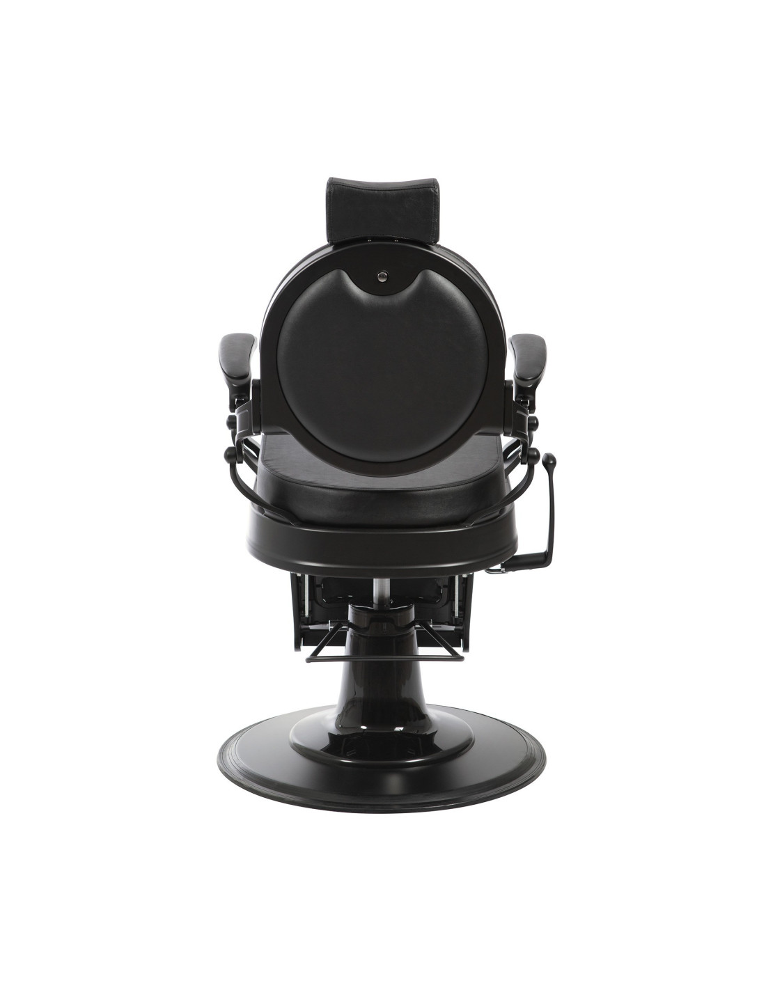 Fotel fryzjerski Florence Full Black – integralny design i profesjonalna wydajność