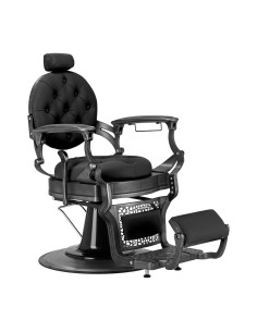 Fauteuil Barbier Luxor Vintage NOIR – Élégance Classique & Confort Pro