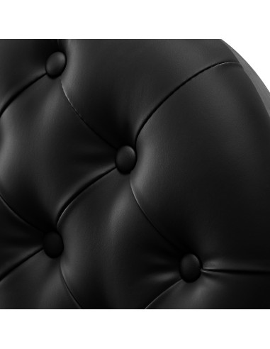 Cadeira de barbeiro Luxor Vintage PRETA – Elegância clássica e conforto profissional