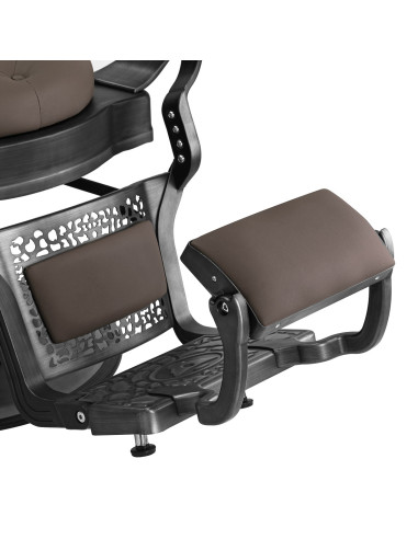 Cadeira de barbeiro vintage Luxor – chique retrô e conforto profissional