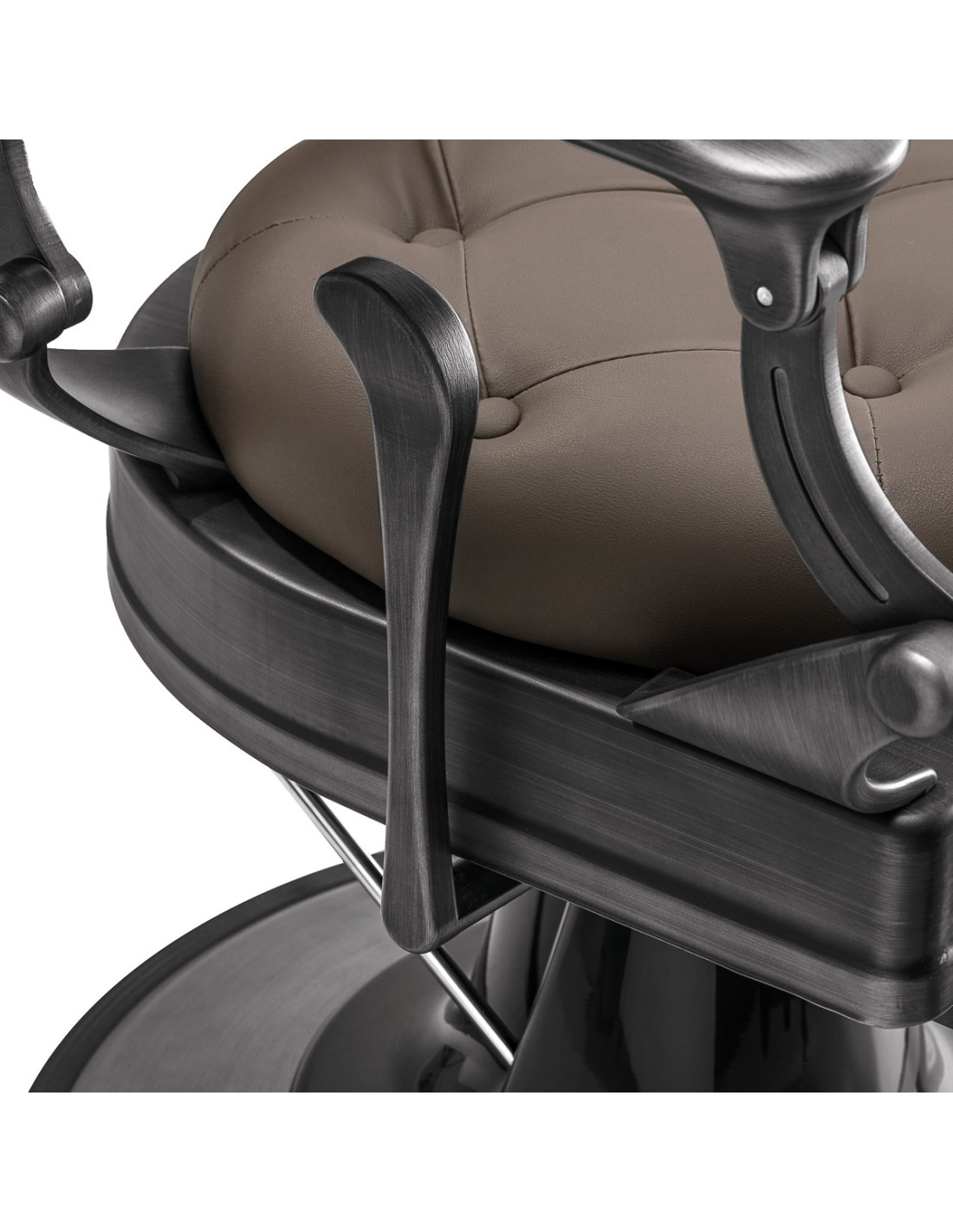 Silla de barbero vintage Luxor: estilo retro chic y comodidad profesional