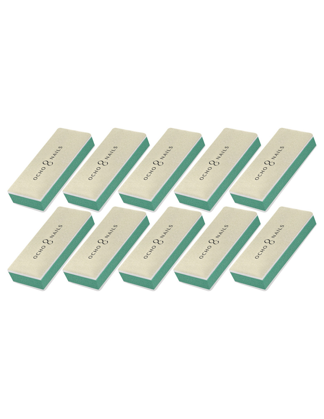 Ocho Nails polerka bufer BR3 320/3000 10 piezas 