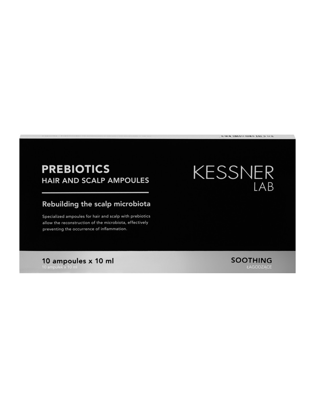 KESSNER LAB Fiale prebiotiche per cuoio capelluto e capelli - 10 x 10 ml 