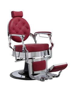 Roter Friseurstuhl „Florence“.
