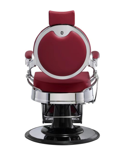 Florence Red & Chrome Barber chair – US Look & Professional Comfort 