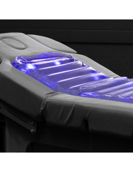 Camilla de masaje Aqua Spa con cromoterapia de 4 motores: comodidad y ergonomía para spas profesionales