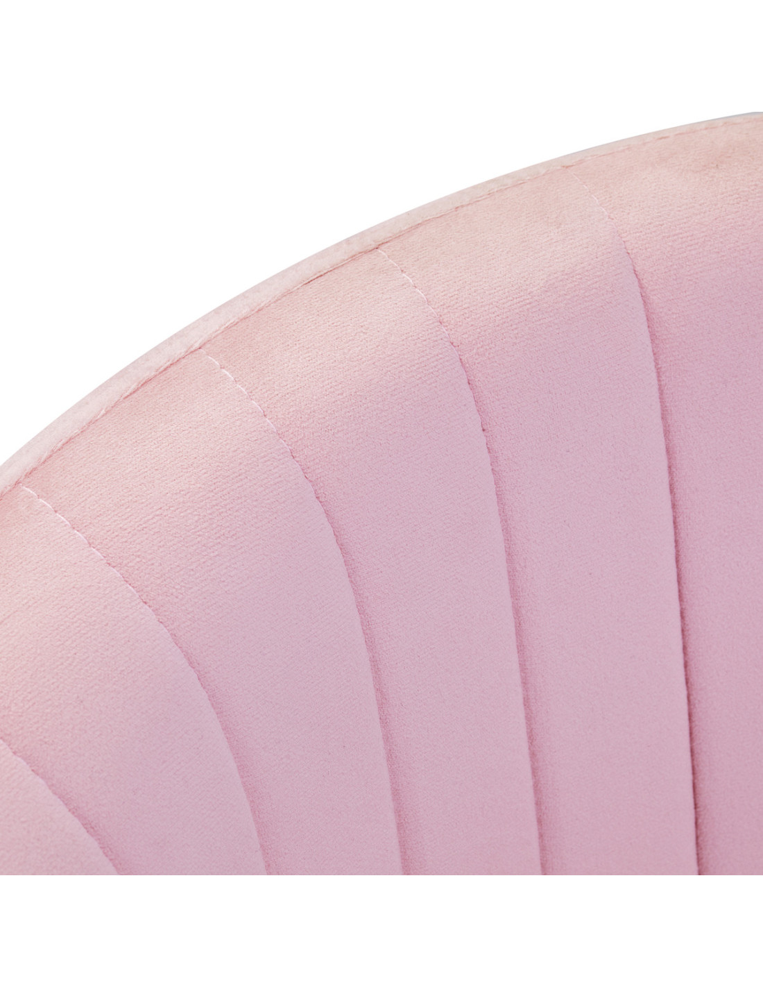 4Rico krzesło obrotowe QS-OF212G aksamit różowe 