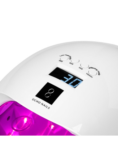 Lampa UV LED OCHO NAILS X13 65W plus biała z lustrzanym dnem 