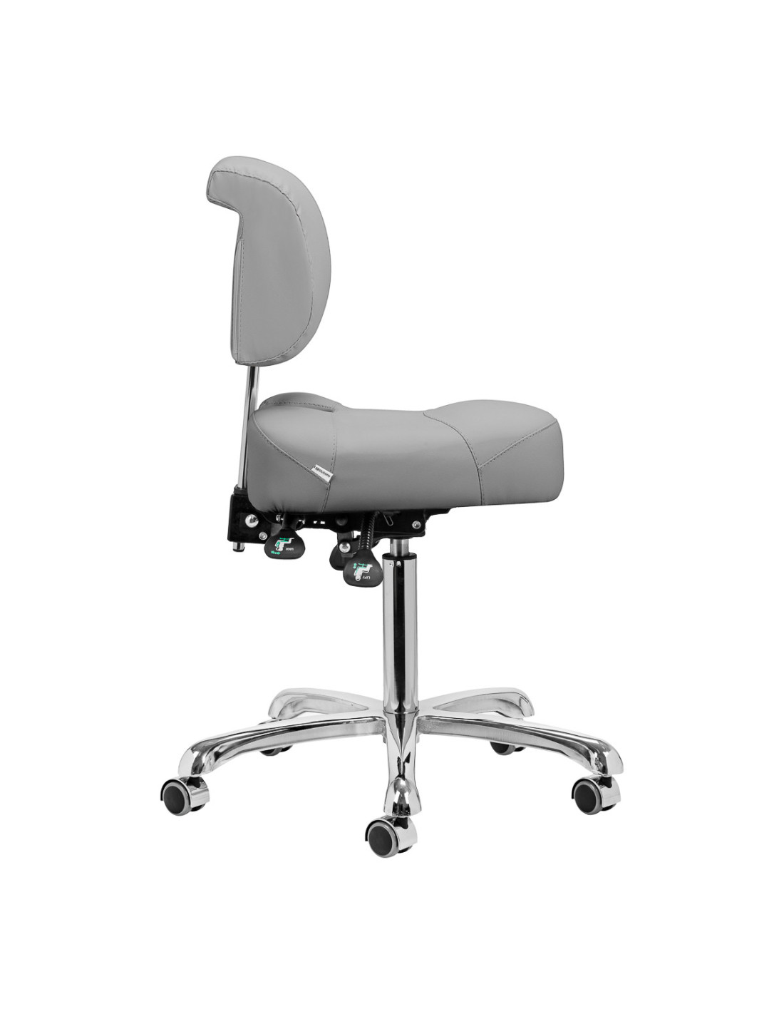 Taboret podologiczny 1005 Giovanni szary 