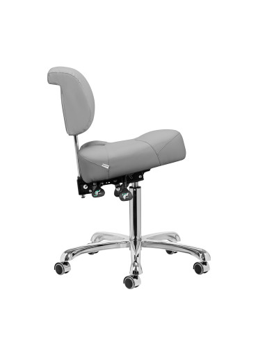 Taboret podologiczny 1005 Giovanni szary 