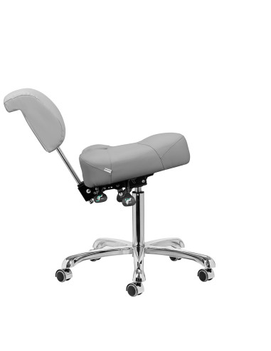 Taboret podologiczny 1005 Giovanni szary 