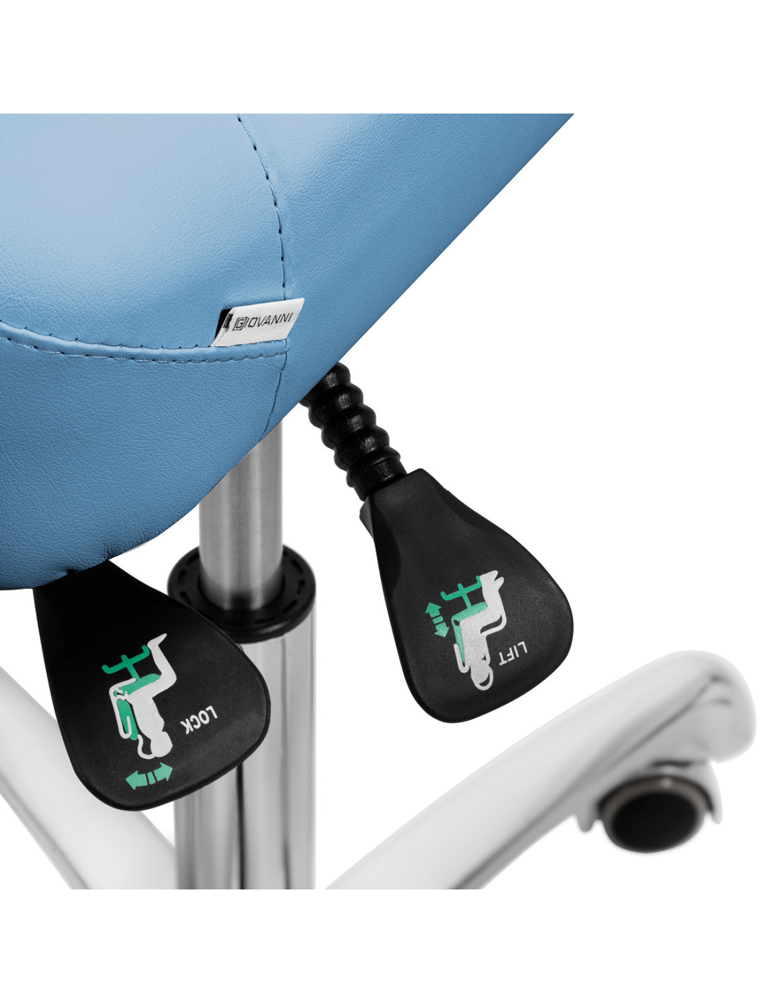 Taboret podologiczny 1005 Giovanni niebieski 