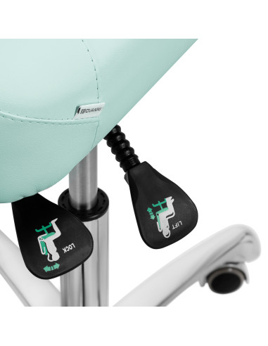 Taboret podologiczny 1005 Giovanni zielony 