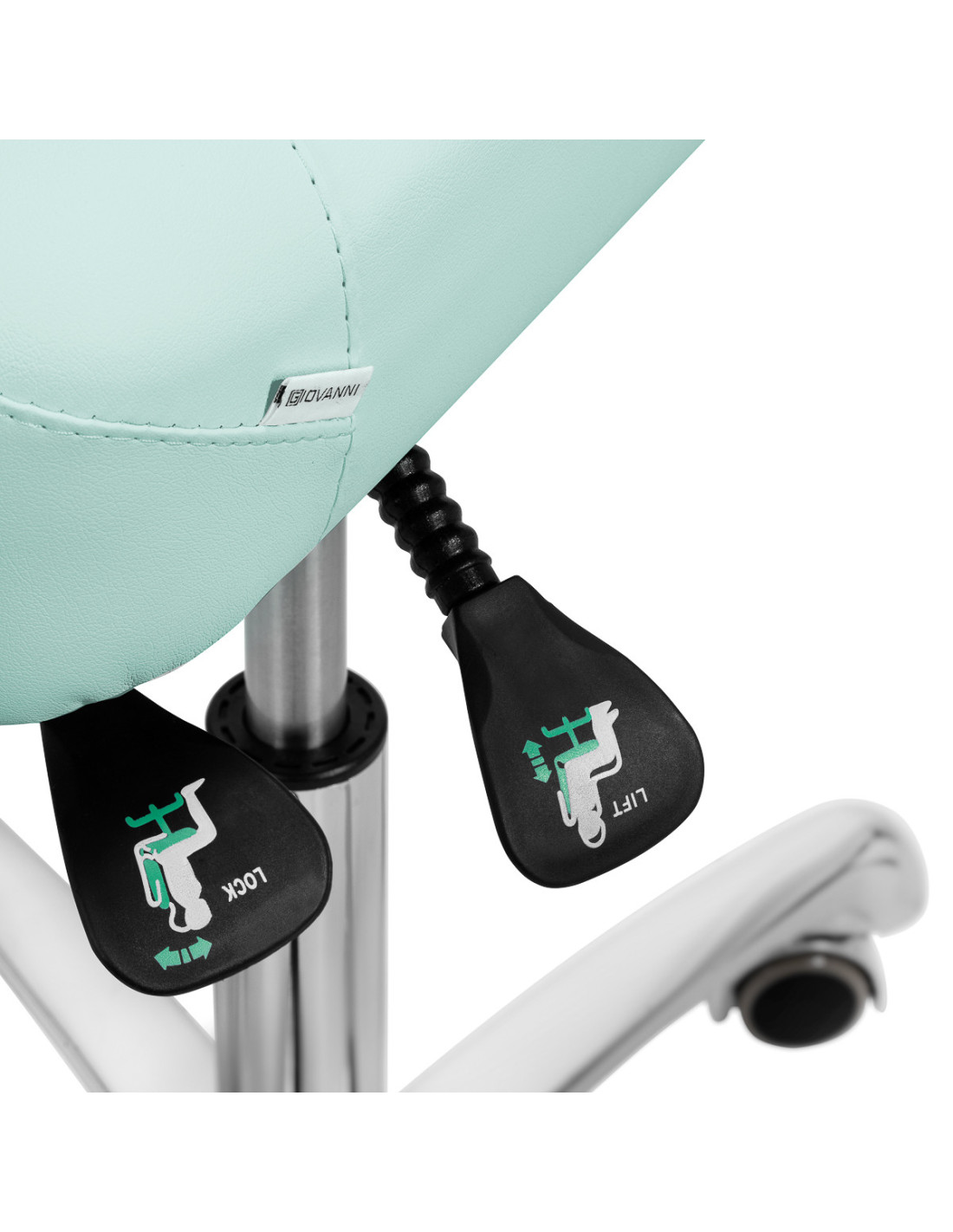 Taboret podologiczny 1005 Giovanni zielony 