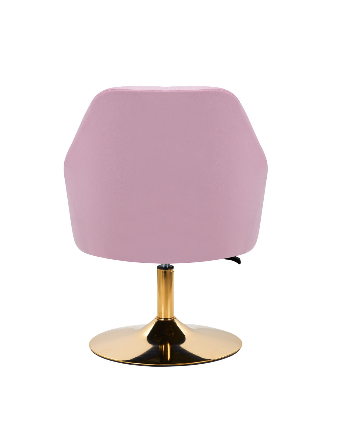 4Rico fotel obrotowy QS-BL14G aksamit różowe 