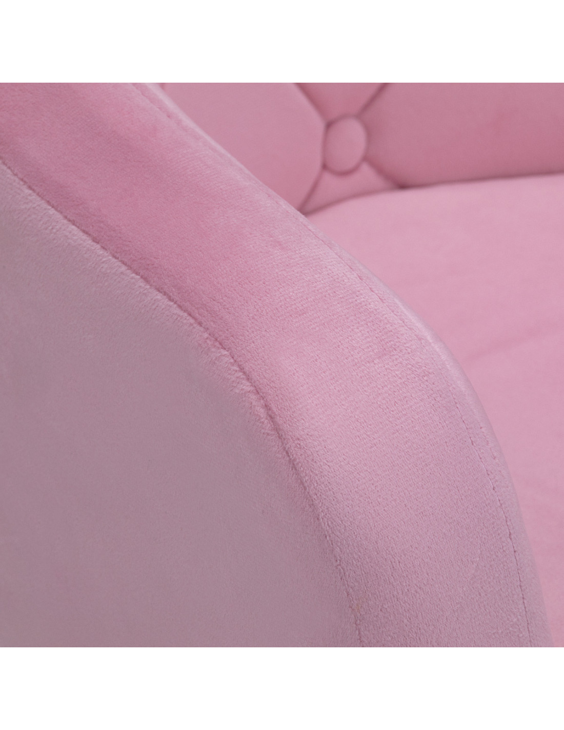 4Rico fotel obrotowy QS-BL14G aksamit różowe 
