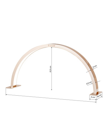 GLOW ARCHE II manicure lamp ZŁOTA MIEDŹ 